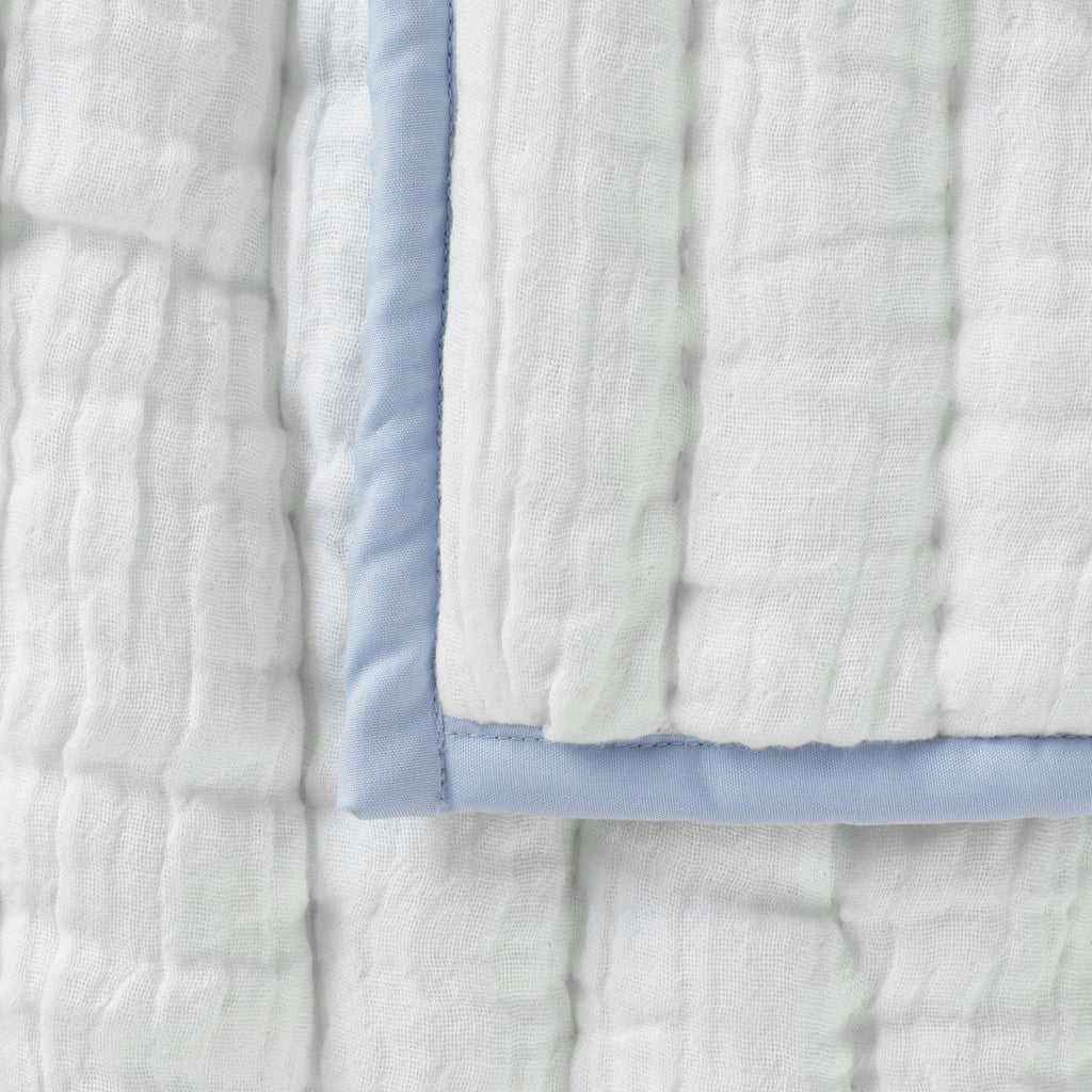 Ivory Cotton Gauze Custom Made Quilt, Crib to King Sizes Comforter