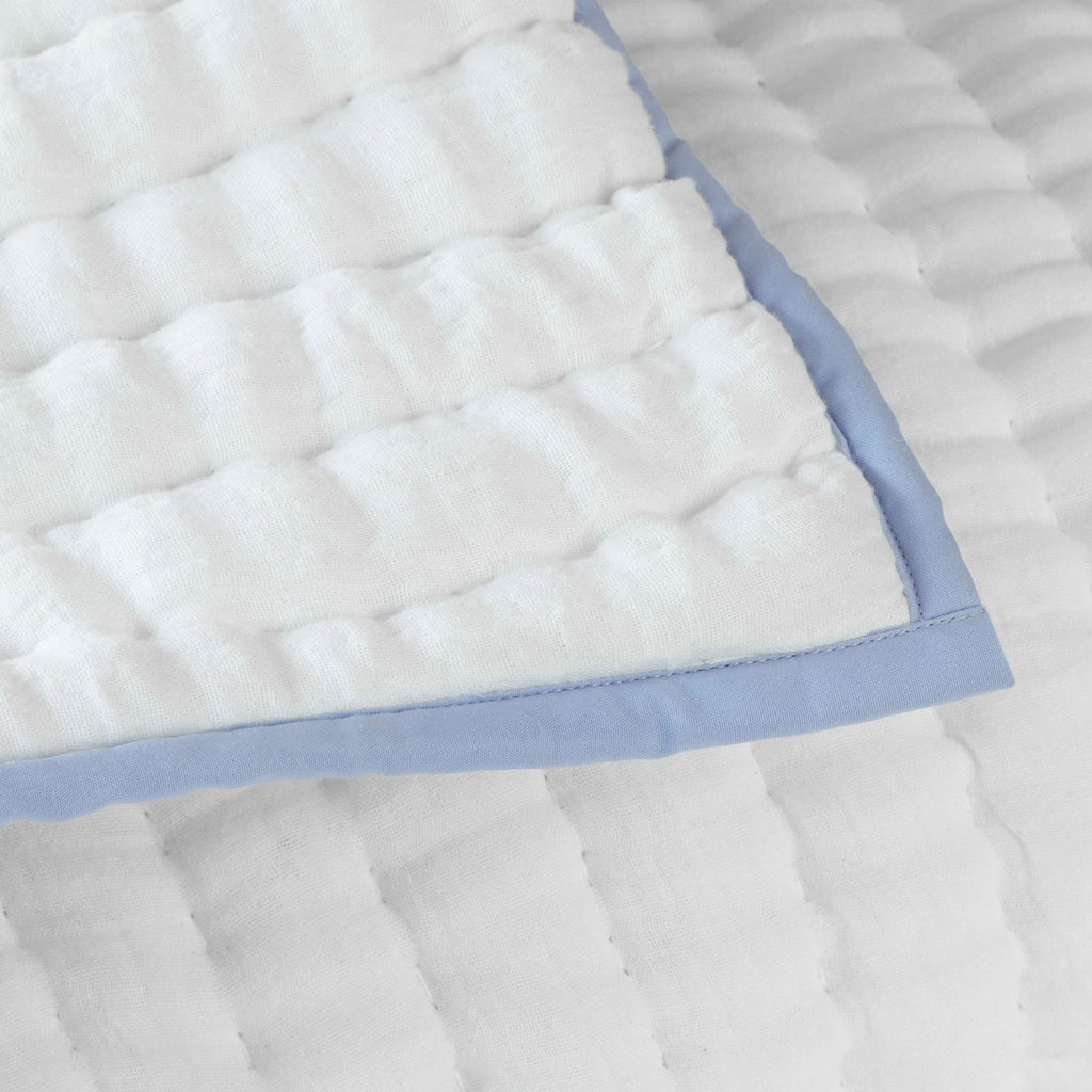 Ivory Cotton Gauze Custom Made Quilt, Crib to King Sizes Comforter