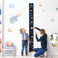 Embroidered Solar System Growth Chart For Kid's Room