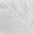 Handmade Cotton Patchwork  Pink Bow Quilt –  with Scalloped Edge