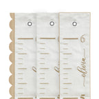 Embroidered Fabric Growth Chart, Personalized Growth Chart, Baby Name Growth Chart