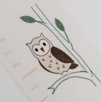 Personalized Woodland Growth Chart, Boys Girls Embroidered Height Chart