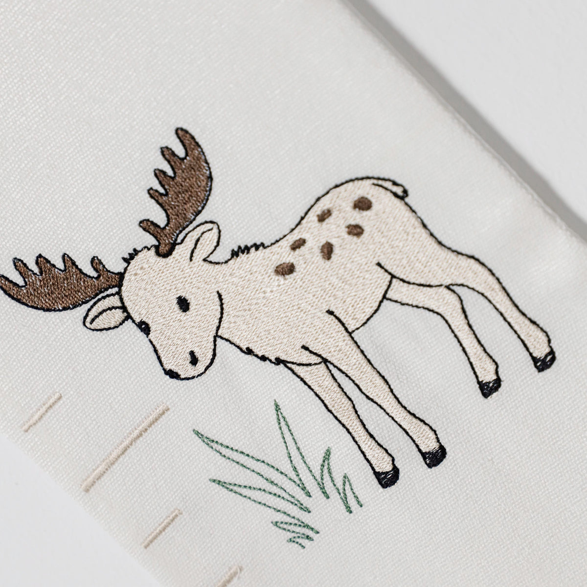 Personalized Woodland Growth Chart, Boys Girls Embroidered Height Chart