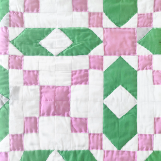 Handcrafted personalized quilt gift – unique handmade cotton bedding for baby showers & birthdays.