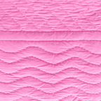 Handmade Baby Quilt – Pink Wave Stitch, Reversible Crib Blanket for Girls